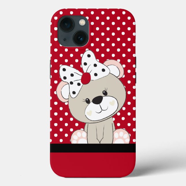 cute teddy bear Case-Mate iPhone case (Back)