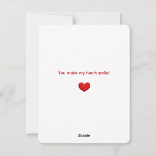 Cute Teddy Bear Couple in Love Holiday Card