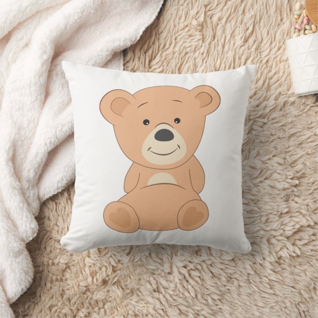 Cute Teddy Bear  Cushion (Blanket)
