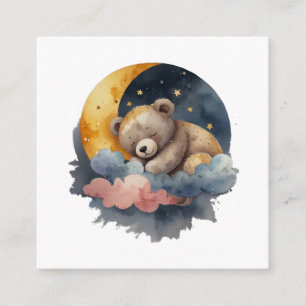 Cute Teddy Bear Enclosure Card