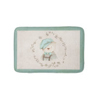 Cute Teddy Bear Floral Vintage Whimsy