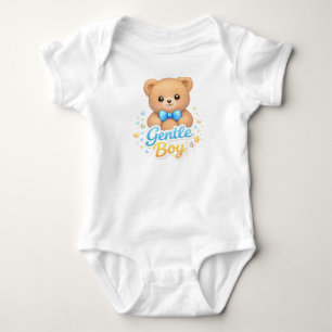Cute Teddy Bear "Gentle Boy" Kawaii Baby Bodysuit