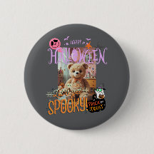 Cute teddy bear halloween design