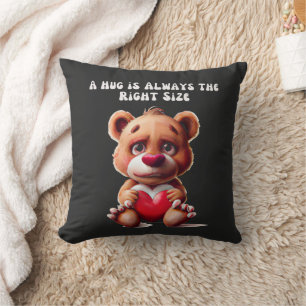 Cute Teddy Bear Hug    Cushion