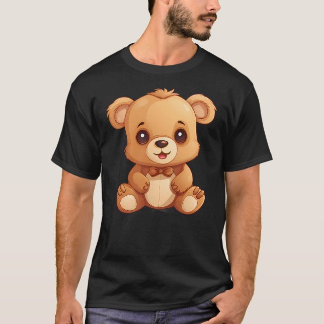 Cute Teddy Bear I Kids Teddy T-Shirt (Front)
