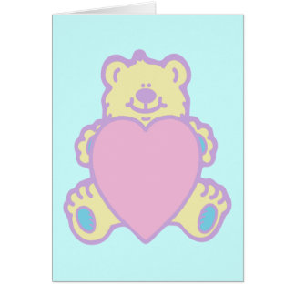 Cute Teddy Bear Love Heart