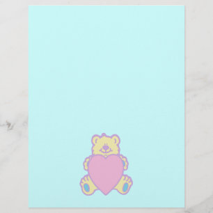Cute Teddy Bear Love Heart Flyer