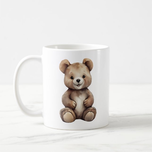 Cute Teddy Bear Mug (Left)