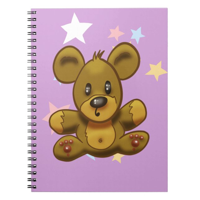 Cute Teddy Bear Notebook (Front)