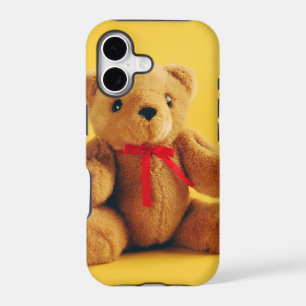 Cute teddy bear print phone case