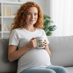 Cute Teddy Bear Reading Book Next Chapter Mom Gift Coffee Mug