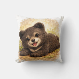 Cute Teddy Bear Style Puppy Kawaii Animal Cozy Gif Cushion