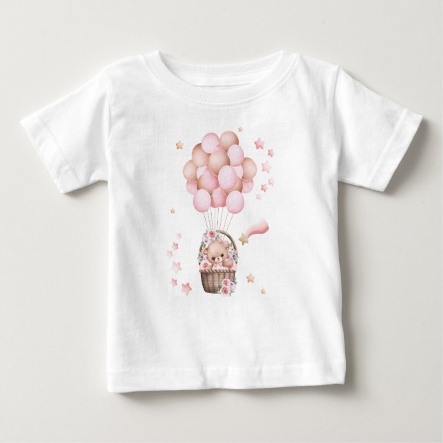 Cute teddy bear t shirt for girls  (Front)