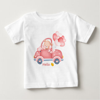 Cute teddy bear t shirt for kids 