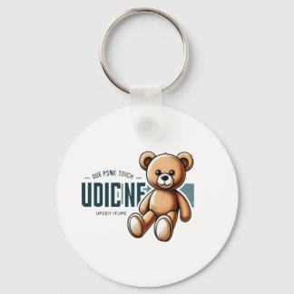 🧸 Cute Teddy Bear Vintage Style | Cosy Plush Toy  Key Ring