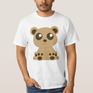 Cute Teddy Bear White T-Shirt