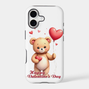 Cute Teddy Bear with Heart – Happy Valentine’s Day