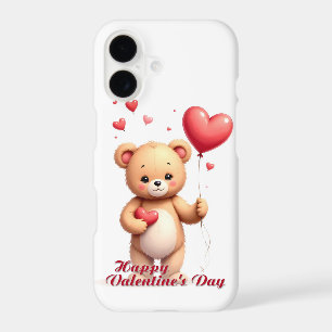 Cute Teddy Bear with Heart – Happy Valentine’s Day