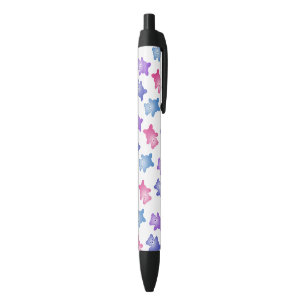 Cute Teddy Bears Children's Birthday, Baby Shower Black Ink Pen