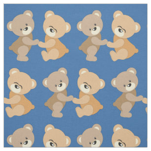 Cute Teddy Bears Fabric