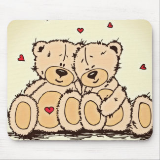 Cute Teddy Bears Mouse Pad