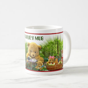 Cute Teddy Bear's Personalized Picnic Mug