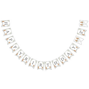 Cute Teddy Bears Tea Party 2nd Birthday Two Decor  Bunting