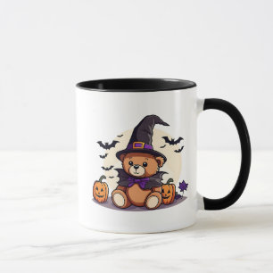 Cute Teddy Halloween Mug