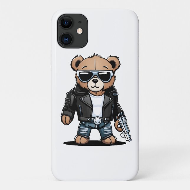 Cute Teddy Memes Case-Mate iPhone Case (Back)