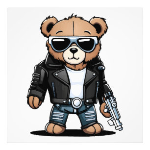 Cute Teddy Memes Photo Print