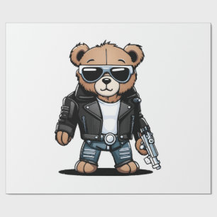 Cute Teddy Memes Wrapping Paper