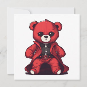Cute teddy red boy