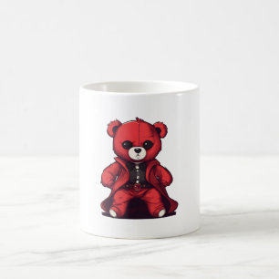 Cute teddy red boy coffee mug