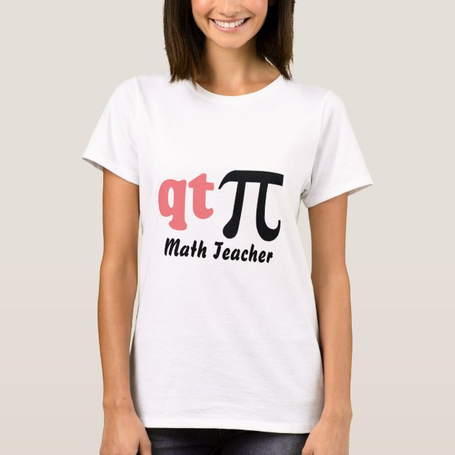 Cute Tee Pie Math Teacher (Front)