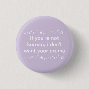 Cute Teen Aesthetic Kpop & Kdrama 3 Cm Round Badge