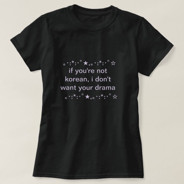Cute Teen Aesthetic Kpop & Kdrama T-Shirt (Design Front)