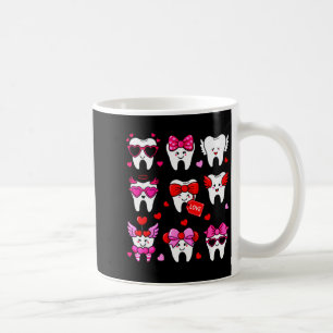 Cute Teeth Love Valentine's Day Dental  Coffee Mug