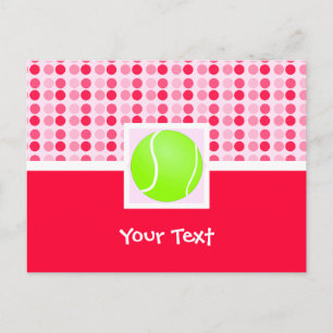 Cute Tennis Ball Postcard
