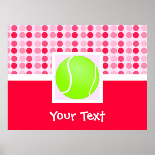 Cute Tennis Ball Poster