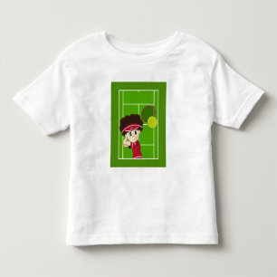 Cute Tennis Boy Tee