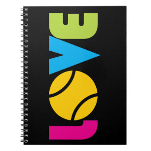 Cute Tennis  LOVE -   Notebook