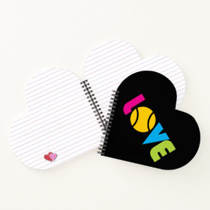 Cute Tennis  LOVE -   Notebook