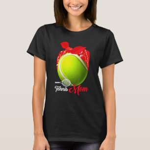 Cute Tennis Mum Tennis Player Mummy Mothers Day Wo T-Shirt