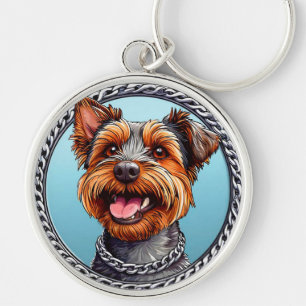 🐶 Cute Terrier Dog For Daily Carry 🐶 Key Ring