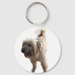 Cute Terrier Key Ring