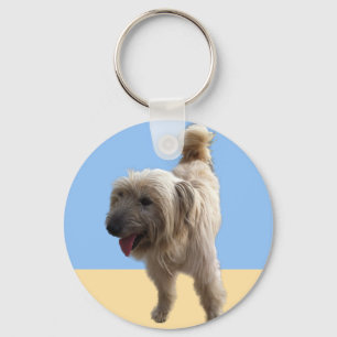 Cute Terrier Key Ring