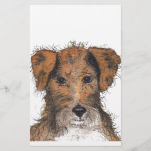 Cute Terrier puppy Stationery