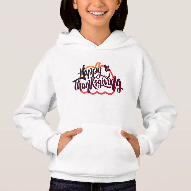 Cute Text on pumpkin for Thanksgiving (Front)