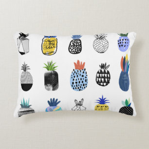 Cute textured pineapples, vintage collection. decorative cushion