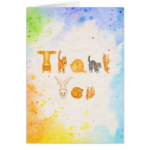 Cute Thank You Cats Design   Cat Lover Thank You 
